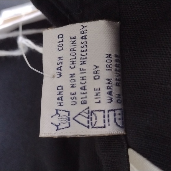 Lemon Grass Black Embroidered Button-up Shirt L - Picture 9 of 10